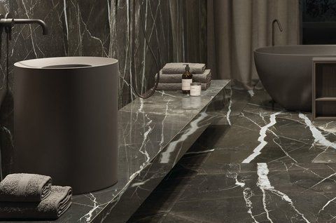 Керамограніт CALACATTA BLACK MARMI MAXFINE FMG MAXFINE MARMI CALACATTA BLACK фото