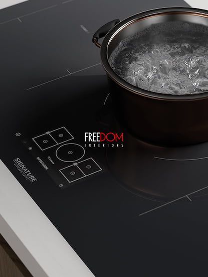 Індукційна плита Signature Kitchen &mdash; сучасна вбудована індукційна варильна поверхня Black11 фото