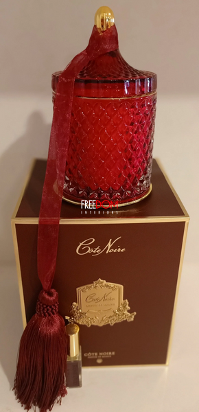 Ароматическая свеча Grand Red & Gold Art Deco Candle - Rose Oud - Cote Noire GML45011 Cote Noire фото