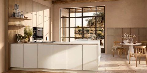 Кухня Nolte K&uuml;chen neoLINE Oak Bianco & PERFECT PLUS White NOLTEKUCHENNEOLINEOAKBIANCOPERFECTPLUSWHITE фото