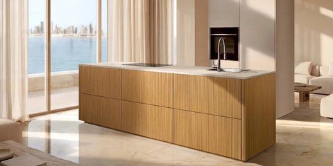 Кухня Nolte K&uuml;chen neoLODGE Diamond Oak & PEARL Sand Metallic NOLTEKUCHENNEOLODGEDIAMONDOAKPEARLSANDMETALLIC фото