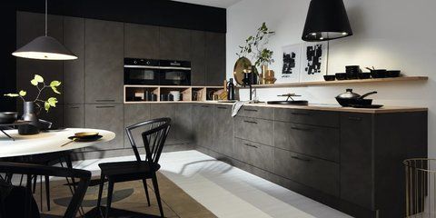 Кухня Nolte K&uuml;chen Anthracite & Beech NOLTEKUCHENANTHRACITEBEECH фото