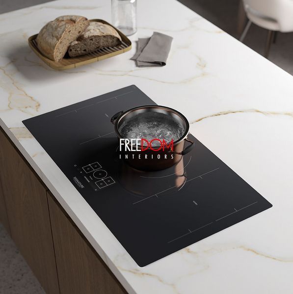 Індукційна варильна плита Signature Kitchen 93 см Silver, 5 зон Silver12 фото
