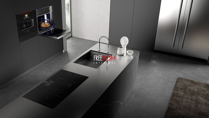 Індукційна варильна плита Signature Kitchen 93 см Silver, 5 зон Silver12 фото