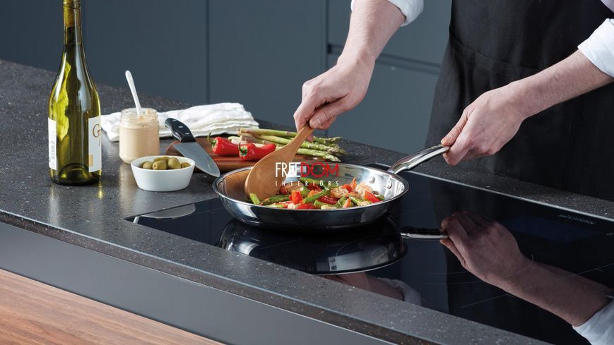 Індукційна варильна плита Signature Kitchen 93 см Silver, 5 зон Silver12 фото