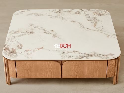 Журнальний столик Mid-Century Modern Stone Coffee Table Polaris Mid-Century Coffee Table Polaris  фото