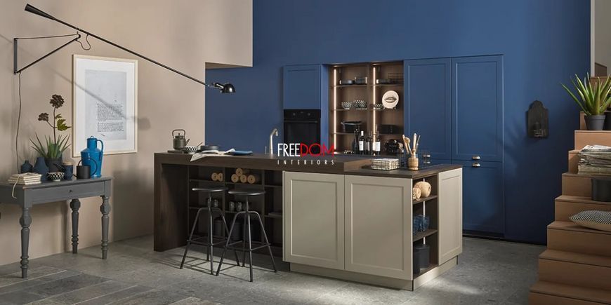 Кухня Nolte K&uuml;chen RAVENNA LACK Blue NOLTEKUCHENRAVENNALACKBLUE фото