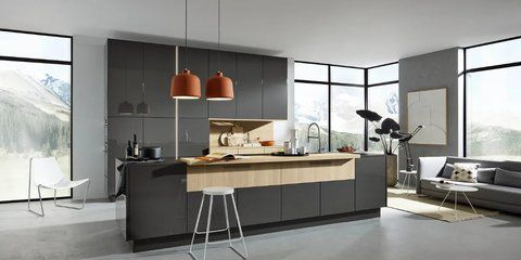 Кухня Nolte K&uuml;chen NOVA LACK High Gloss & LEAF Wood Grain NOLTEKUCHENNOVALACKLEAFWOODGRAIN фото
