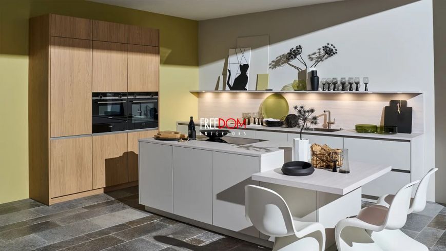 Кухня Nolte K&uuml;chen NOVA LACK High Gloss & LEAF Wood Grain NOLTEKUCHENNOVALACKLEAFWOODGRAIN фото