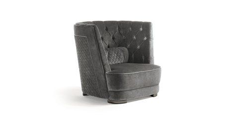 Крісло Vittoria Frigerio Greppi High Capitonn&eacute; VITTORIAFRIGERIOGREPPIHIGHCAPITONNE1 фото