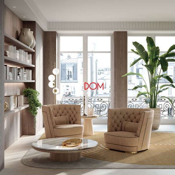 Крісло Vittoria Frigerio Greppi High Capitonn&eacute; VITTORIAFRIGERIOGREPPIHIGHCAPITONNE1 фото